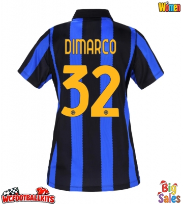 Inter Milan Federico Dimarco #32 Replica Home Stadium Shirt for Women 2026-27 Short Sleeve